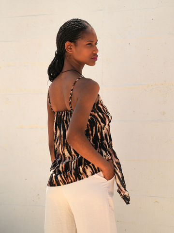Top estampado