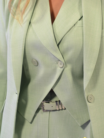 Conjunto fato 3 peças: Blazer + Calças + Colete | Spaccio by Cristina