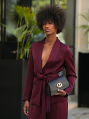 Conjunto 2 peças: blazer+ calças franjas | Spaccio by Cristina
