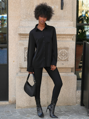 Camisa com aplicação de renda | Spaccio by cristina