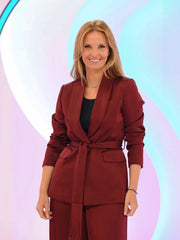 Conjunto 2 peças: blazer+ calças franjas | Spaccio by Cristina