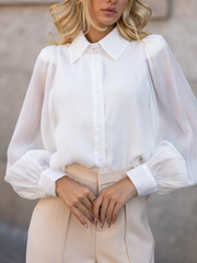 Blusa con detalle de perlas | ESPACIO DE CRISTINA