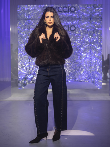 Jeans Wide Leg com Tachas | SPACCIO BY CRISTINA