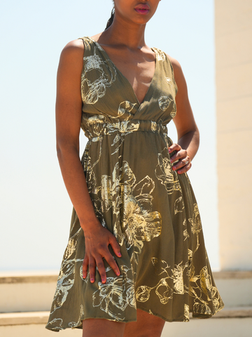 Vestido algodão glow