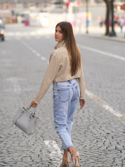 Jeans mom fit cintura subida | Spaccio by Cristina