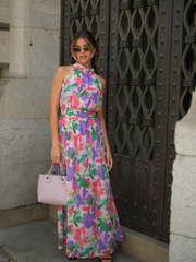 Vestido comprido estampado