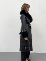 Long fur and fur effect coat | Spaccio by Cristina