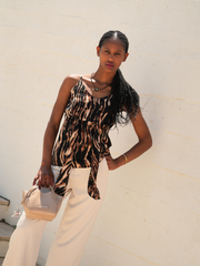 Top estampado