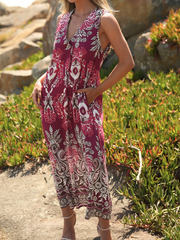 Vestido Midi Estampado