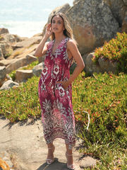 Vestido Midi Estampado