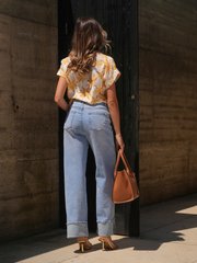 Blusa Palm Print