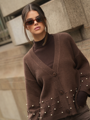 Cardigan Pérola Romântica