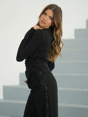 Camisola cruzada glow