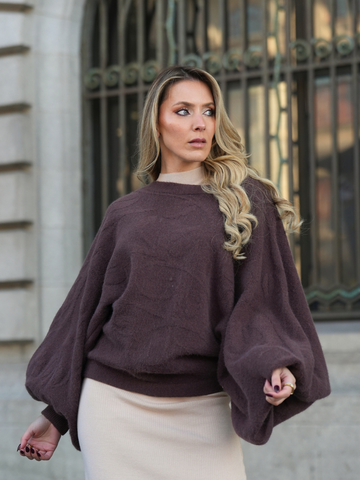 Camisolão manga abalonadas | Spaccio by Cristina