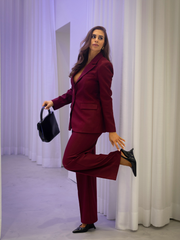 Conjunto fato 2 peças: calças + blazer  | SPACCIO BY CRISTINA