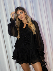 Vestidos folhos | Spaccio by Cristina