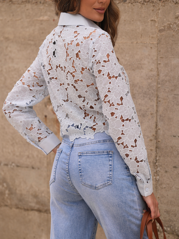 Blusa renda floral | Spaccio by Cristina