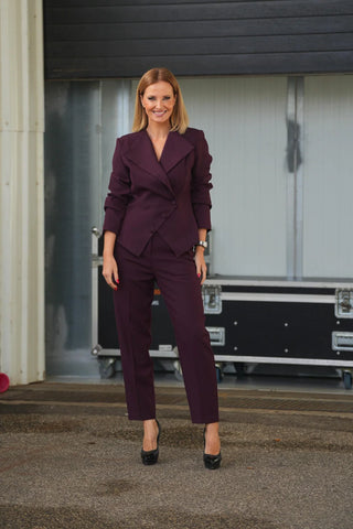 Calças Cintura Subida com Cinto | SPACCIO BY CRISTINA