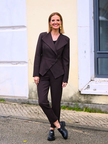 Calças Cintura Subida com Cinto | SPACCIO BY CRISTINA