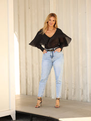 Jeans mom fit cintura subida | Spaccio by Cristina