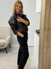 Casaco bomber efeito pele | SPACCIO by Cristina