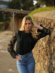 Blusa rendada - Spaccio.pt