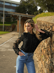 Blusa rendada - Spaccio.pt