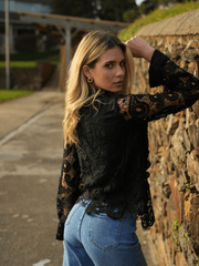 Blusa rendada - Spaccio.pt