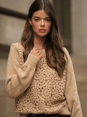 Camisola de malha combinada - Spaccio.pt