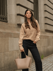 Camisola de malha combinada - Spaccio.pt