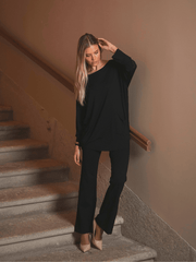 Camisola malha bolsos oversized - Spaccio.pt