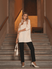 Camisola malha bolsos oversized - Spaccio.pt