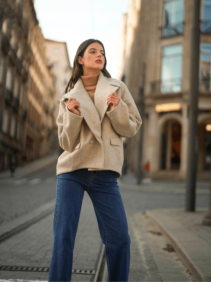 Casaco fazenda cruzado - Spaccio.pt