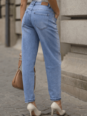 Jeans mom fit cintura subida | Spaccio by Cristina - Spaccio.pt