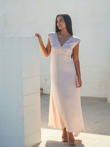 Vestido acetinado
