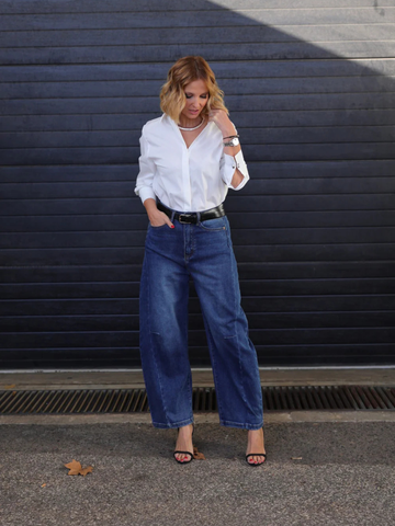Jeans Wide Leg Estruturadas | SPACCIO BY CRISTINA