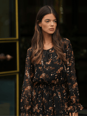 Vestido Midi Golden Flower - Spaccio.pt