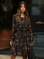 Vestido Midi Golden Flower - Spaccio.pt